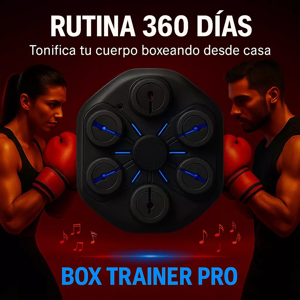 Convierte tu casa en tu propio gimnasio: entrena, libera estrés y tonifica tu cuerpo con BOX TRAINER PRO + Ebook Recetas saludables