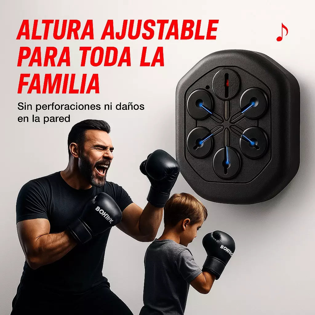 Convierte tu casa en tu propio gimnasio: entrena, libera estrés y tonifica tu cuerpo con BOX TRAINER PRO + Ebook Recetas saludables