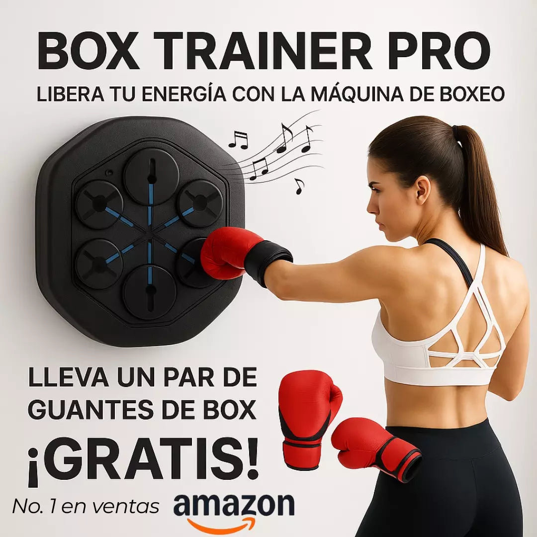 Convierte tu casa en tu propio gimnasio: entrena, libera estrés y tonifica tu cuerpo con BOX TRAINER PRO + Ebook Recetas saludables