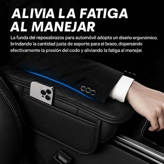 AutoCare Pro™ Cojín Reposabrazos Premium fácil instalación - Universal - Comodidad y lujo - 5cm de Grosor
